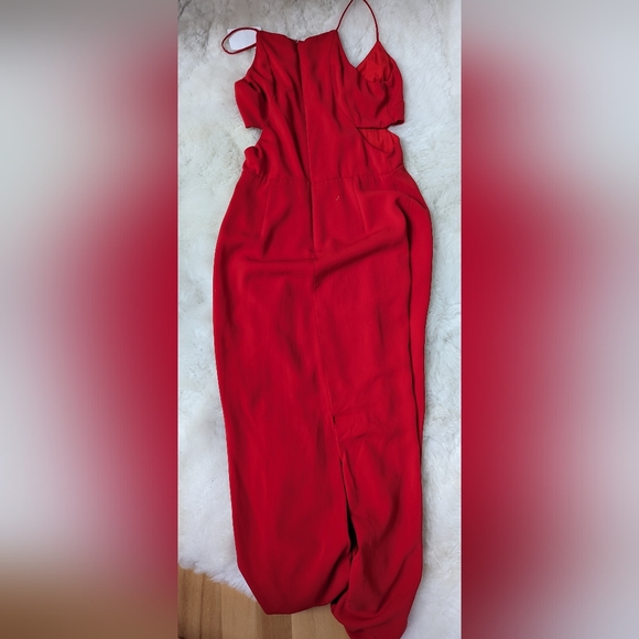 Badgley Mischka Odessa Red Gown EUC - Picture 5 of 7